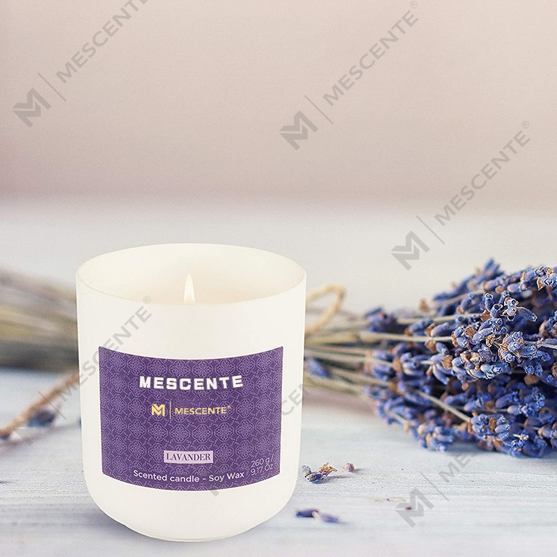 M&Scent Mason Jar Mini Soy Based Candles, Luxuria Packaging Marble Candle Soy Cera