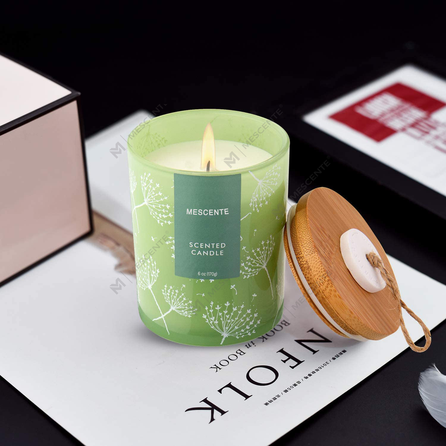 Custom Shaped Logo Print Sample Aromatherapy Scented Candle Favors: Elevating Your Events with Personalized Touches