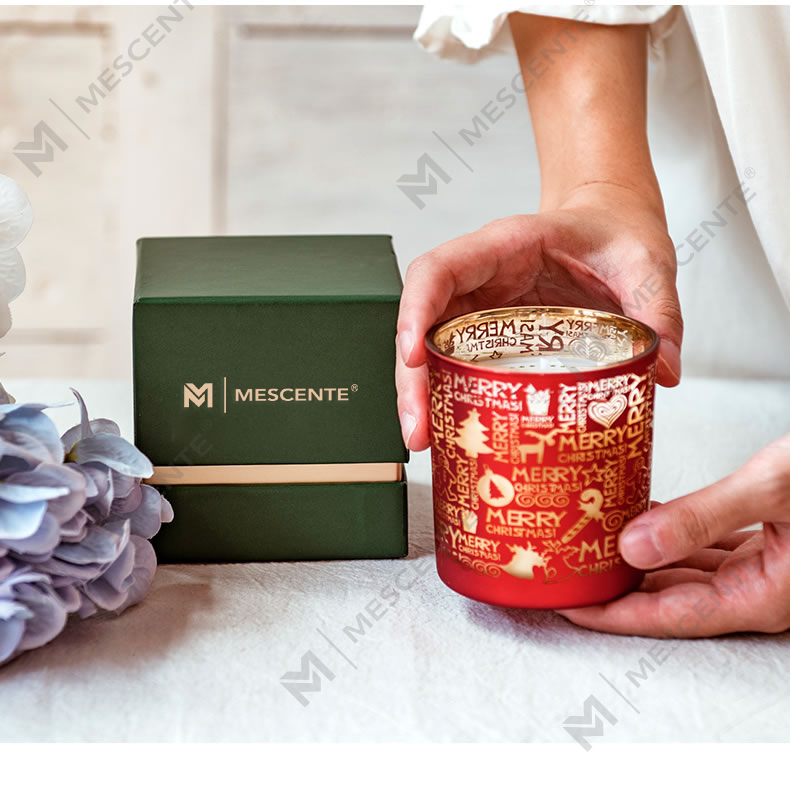 M & Odorem Feriae Fragrantia Nativitatis Smokeless sidereum Sky Calicem odoratum Candle Donum cum manibus
