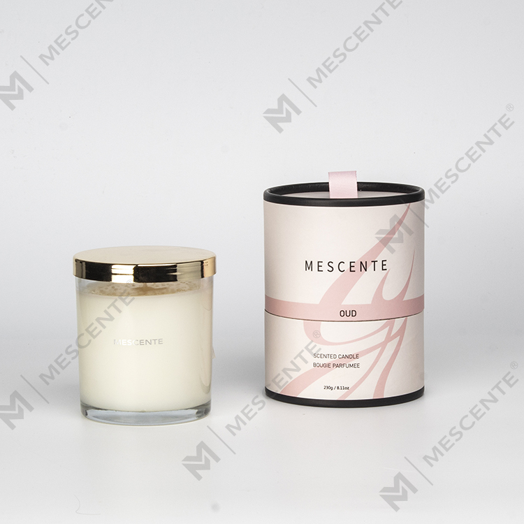 Mescente Tutus Luxuria Privata Label Christmas Candelis odoratis Cum ligneis Wick