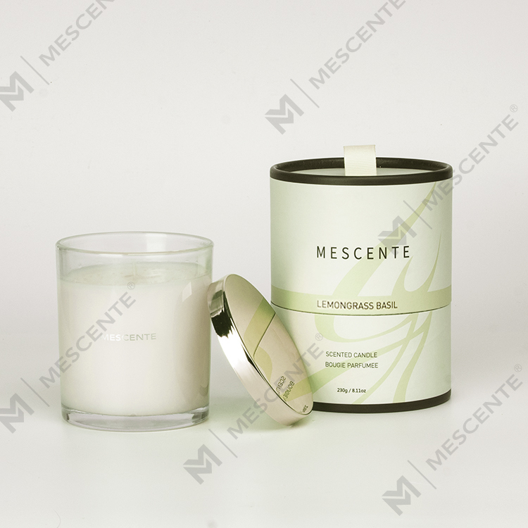 Mescente Tutus Luxuria Privata Label Christmas Candelis odoratis Cum ligneis Wick