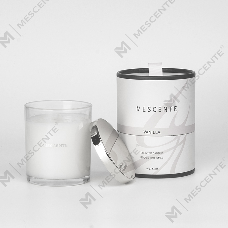 Mescente Tutus Luxuria Privata Label Christmas Candelis odoratis Cum ligneis Wick