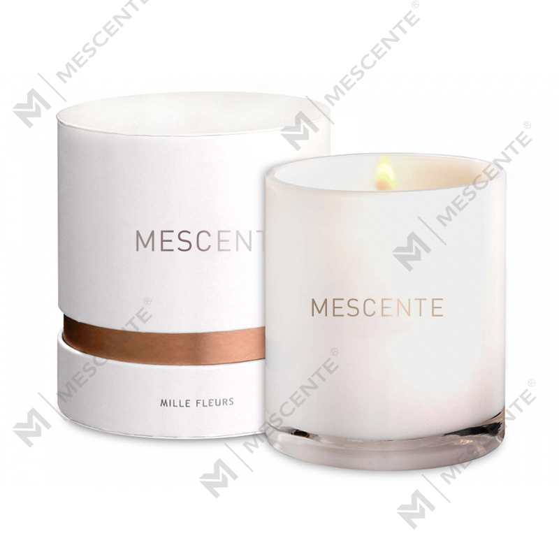 M&S cent Custom Luxuria Matte Glass Wick Scented Candle 100 Hours, odorated Private Label Candles