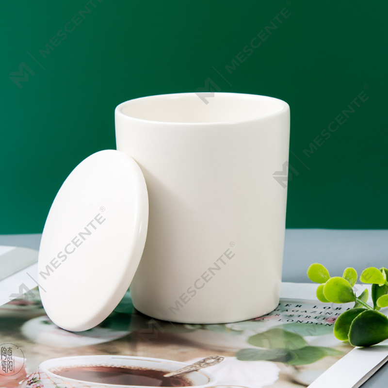 Luxuria nativus Ceramic Jars Secretum Label Citta Labeled odorata SOY Cera candelis arefactis floribus