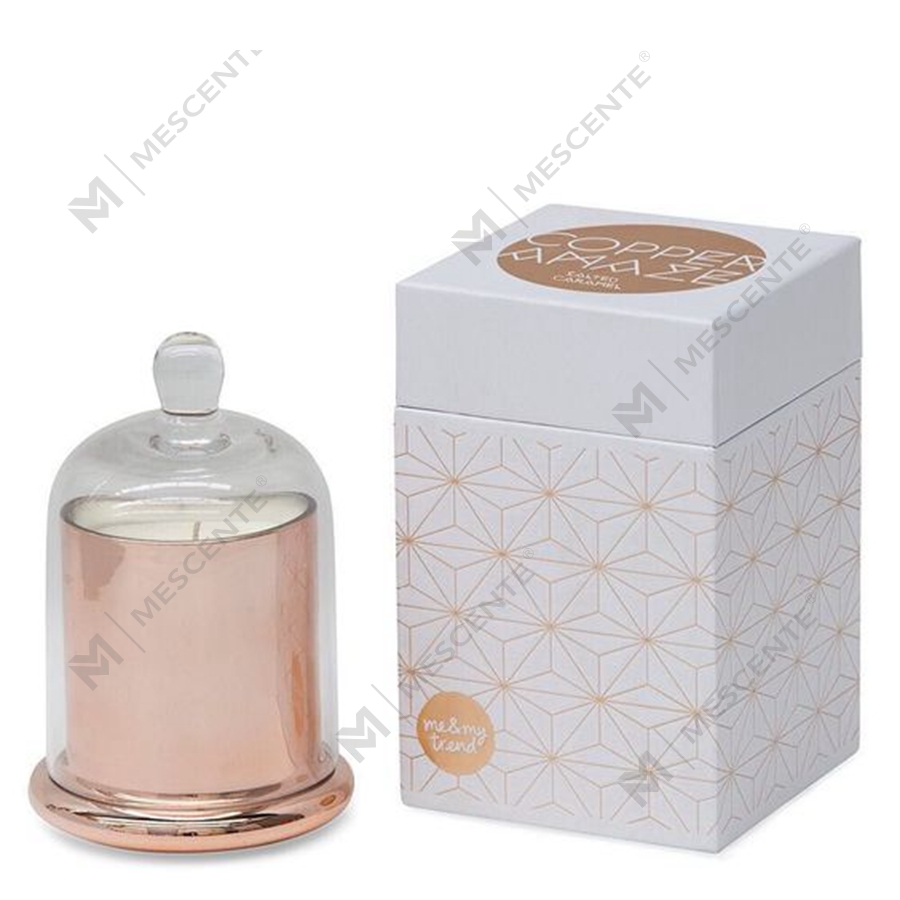 Mescente Luxuria Silver Domed cover Candle possessor vitrei testudine Jars