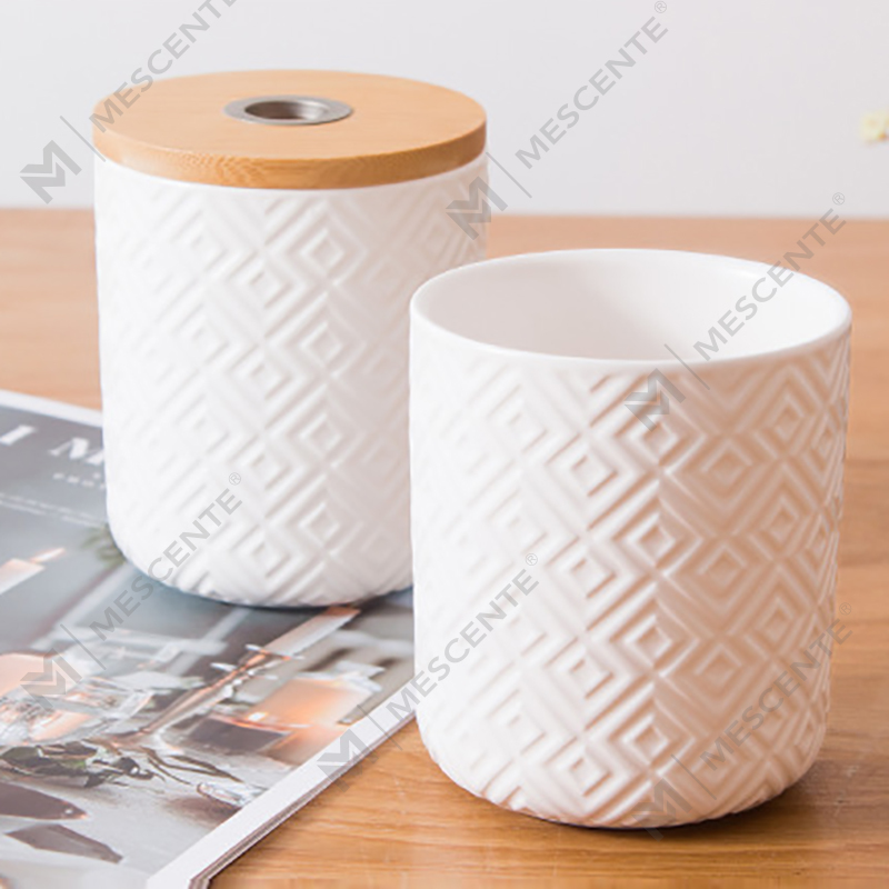 M&Solent 100ml 200 ml Round Ceramic Aroma Decorative Vitri Bottle Reed Difusores
