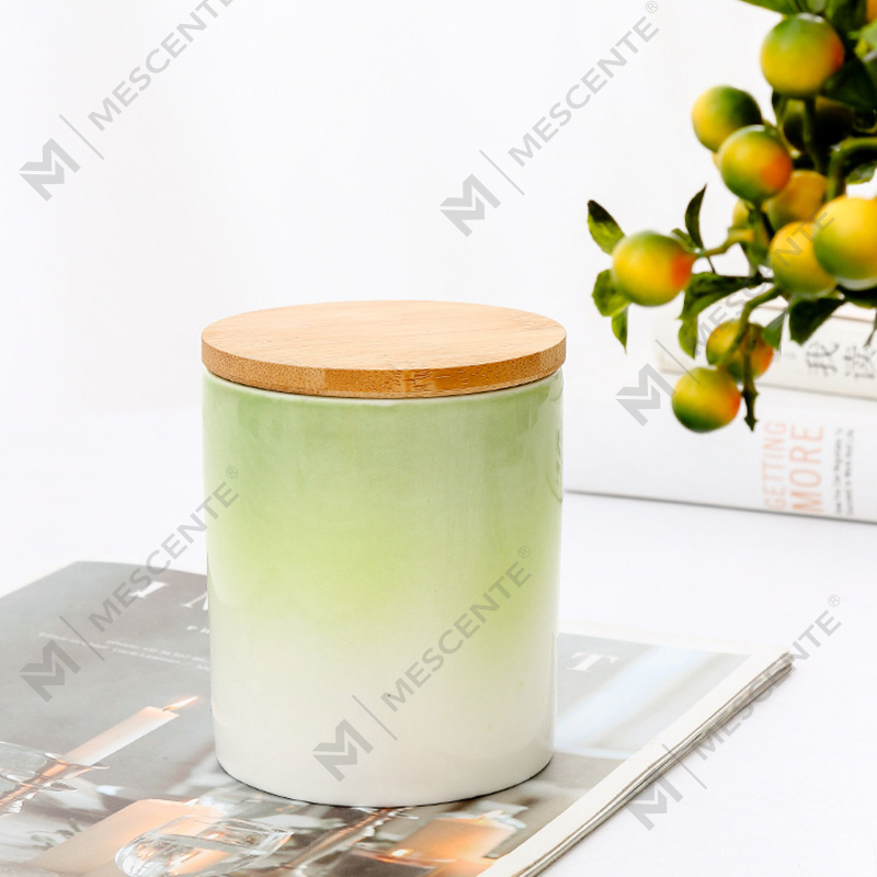 M&Solent Private Label Home Decoration Custom Scented Candles In Ceramic Candle Jars