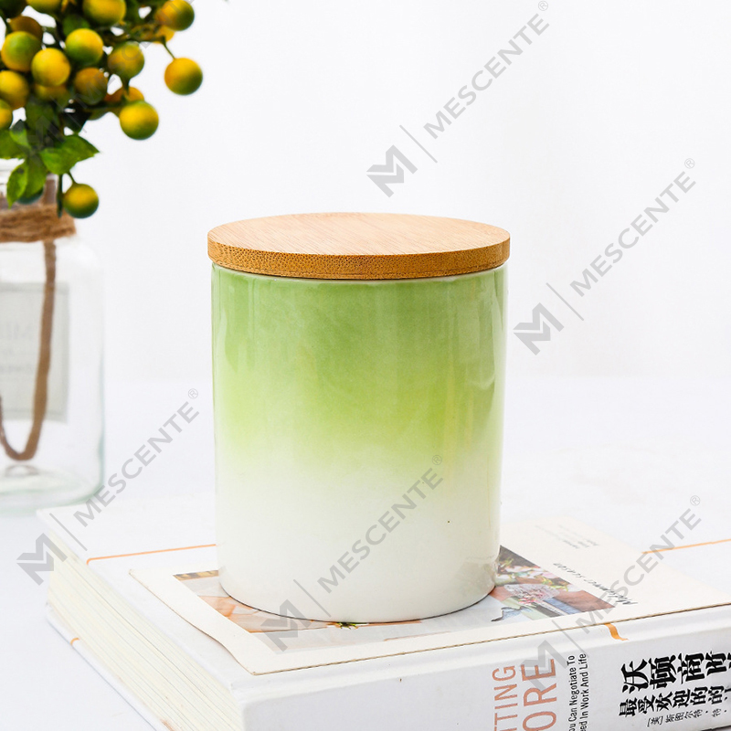 M&Solent Private Label Home Decoration Custom Scented Candles In Ceramic Candle Jars