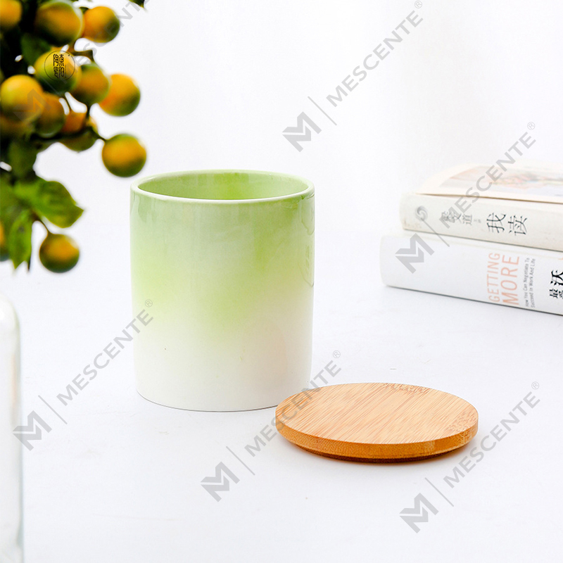 M&Solent Private Label Home Decoration Custom Scented Candles In Ceramic Candle Jars