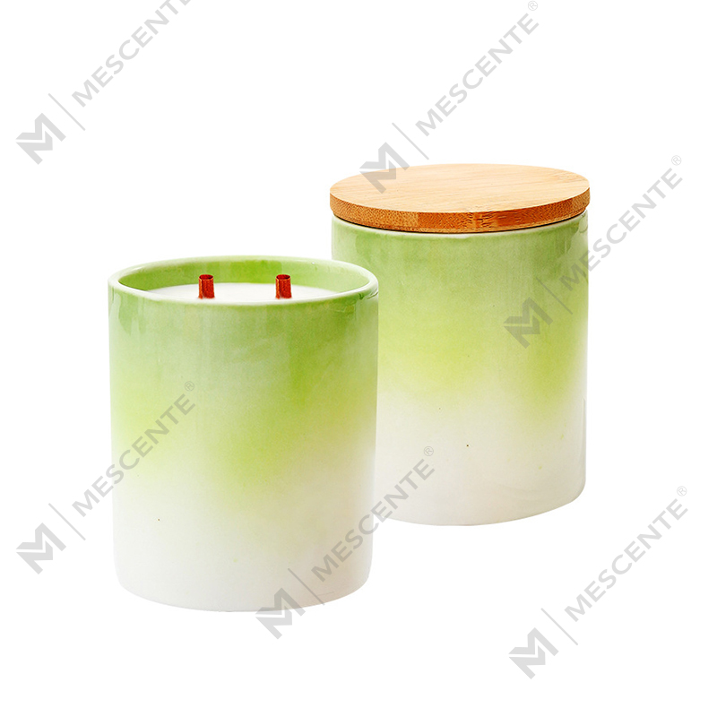 M&Solent Private Label Home Decoration Custom Scented Candles In Ceramic Candle Jars