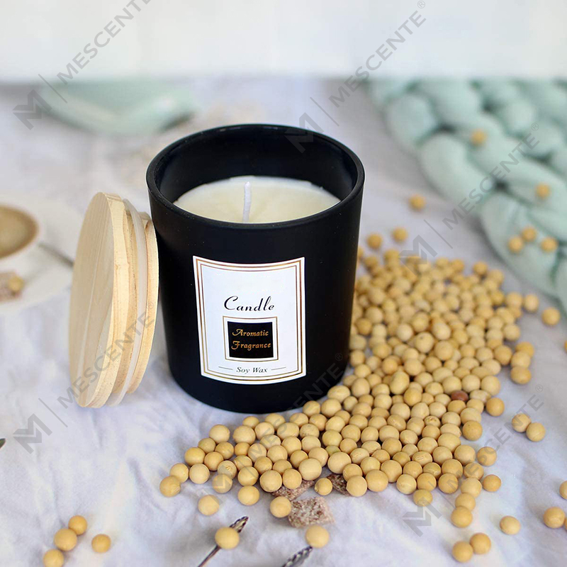 M&Scent handmade printed soy candles, sandalwood mosquito repellent candle