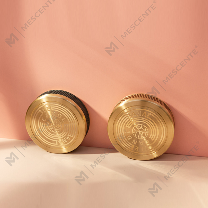 Luxuria customized Secretum Label Citta Labeled Wick Wooden Wick odorata SOY cerae candelis arefactis floribus