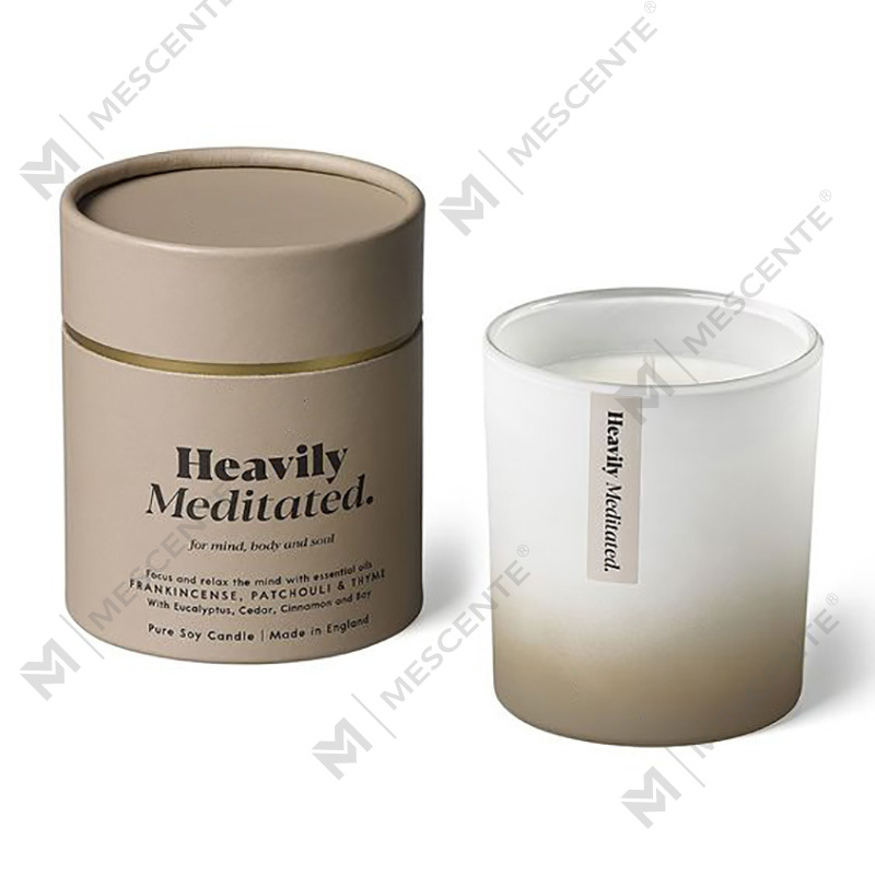 Luxuria High Quality customized Private Label Colored SOY Cera Woodwick Candles odorati in mole