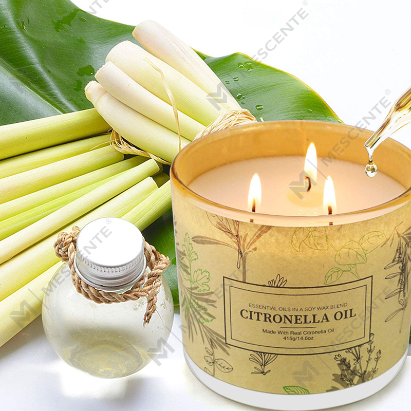 Aromatherapy Citronella Oil Candles Sets for Home Garden Patio Balcony