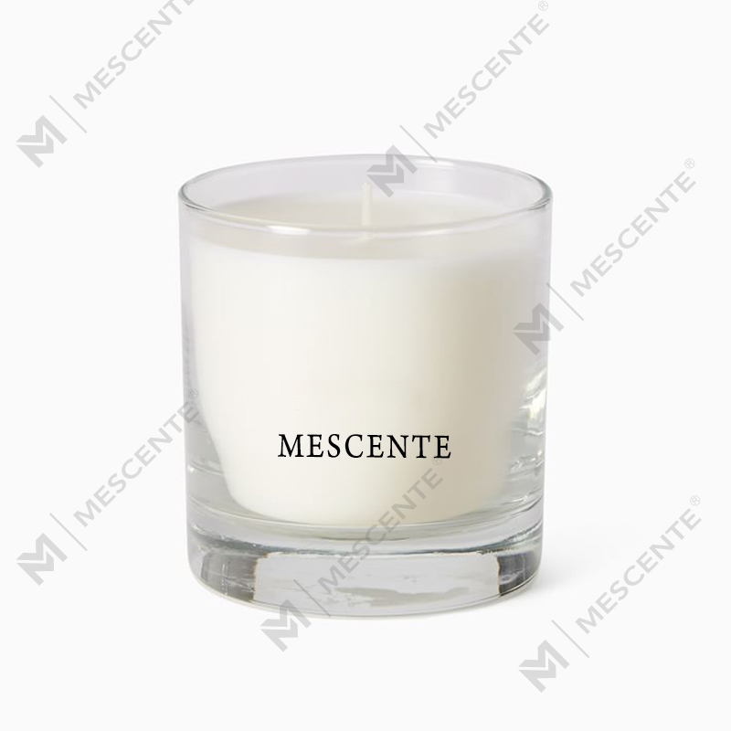 Customize Christmas White Barn dry Flower Cake Candle Set With Lid