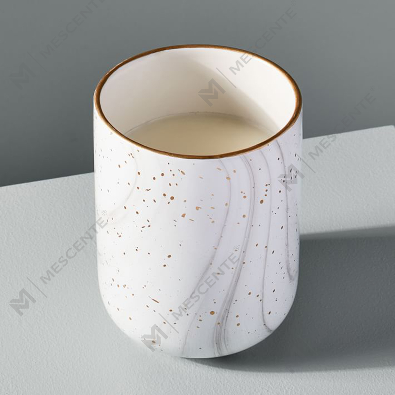 M&Scente White Ceramic Electric Odorem Candle Ceram calidiorem Spa et Aromatherapy