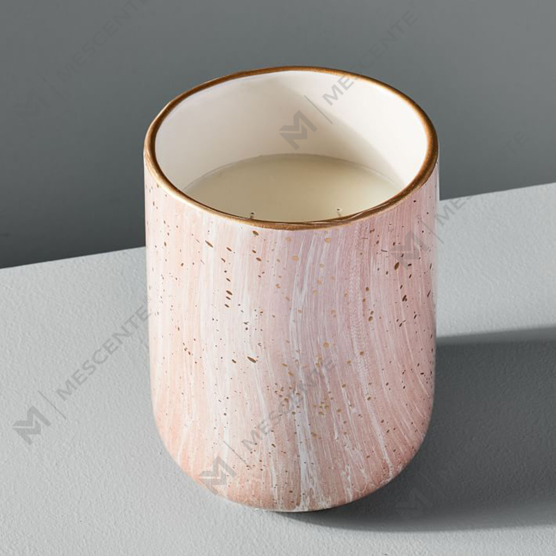 M&Scente White Ceramic Electric Odorem Candle Ceram calidiorem Spa et Aromatherapy