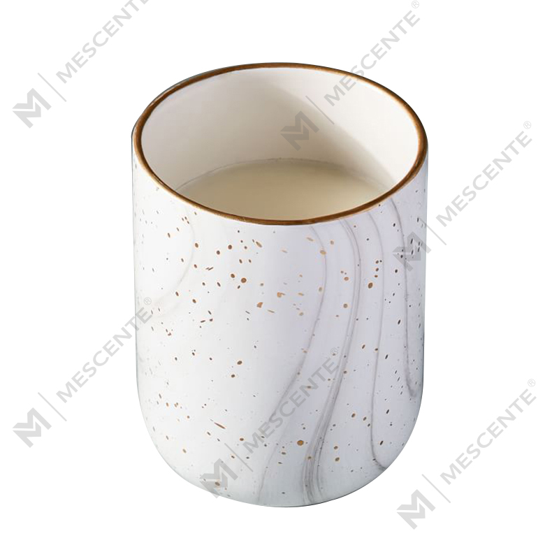 M&Scente White Ceramic Electric Odorem Candle Ceram calidiorem Spa et Aromatherapy