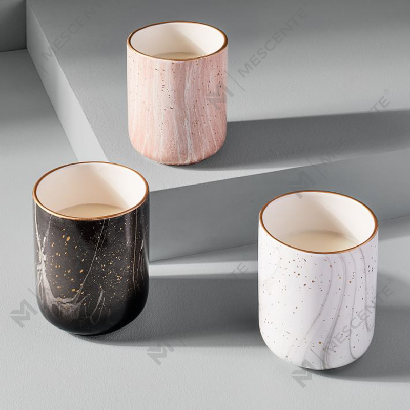 M&Scente White Ceramic Electric Odorem Candle Ceram calidiorem Spa et Aromatherapy