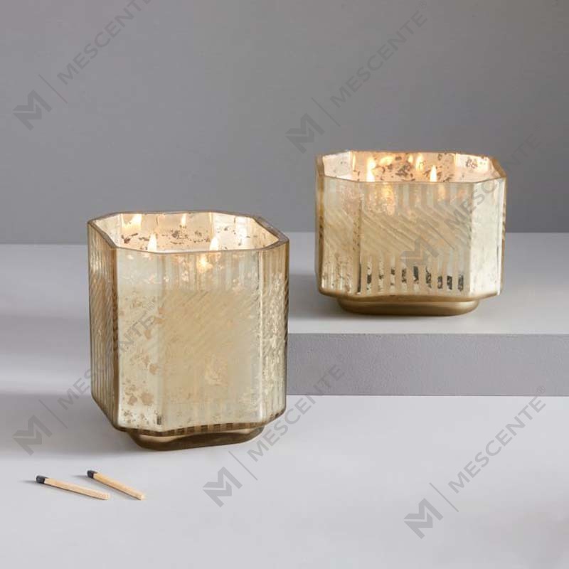 Custom Cheap Glass Paraffin Cera Religious Deco Mercurius Candelis odorata