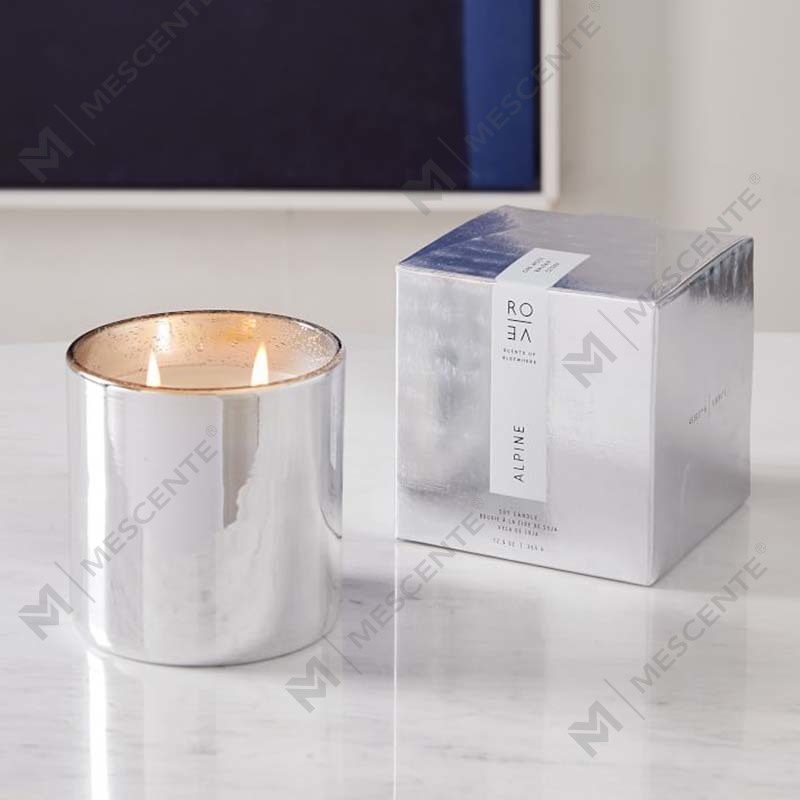 Wholesale Luxuria Custom Private Label Alpine Silver Scent Candles