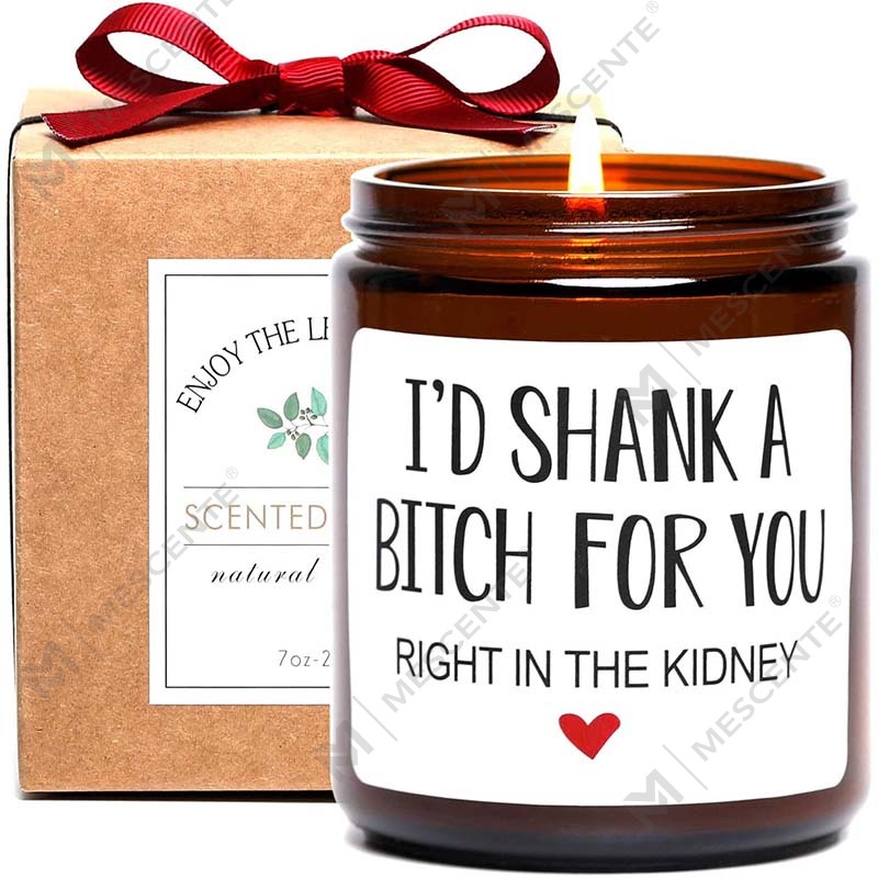 M&Scent 100% Natural Wax Christmas Candle for Home Gift Set, Candle odorated In Glass Jar With Metal Lid
