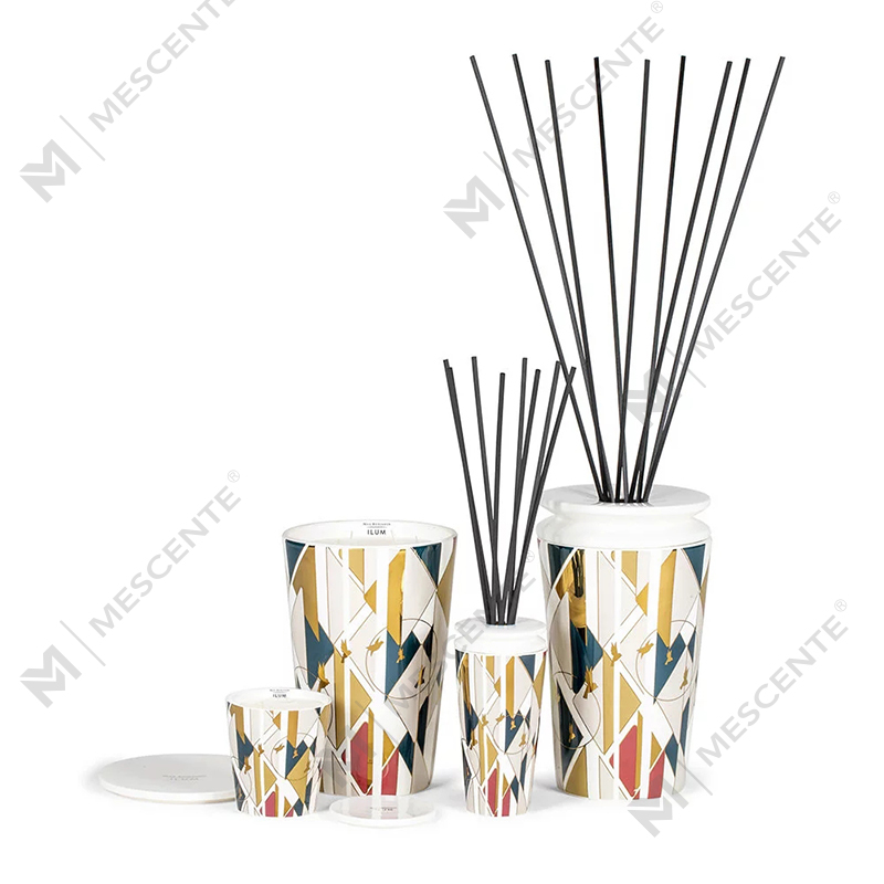M& odorem Tutus Custom Luxuria Secretum Label Solent SOY Cera Candles Gift Set