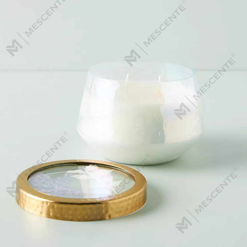 Wholesale customized Private Label Home Decoration Clear Glass Fors Scented Candles