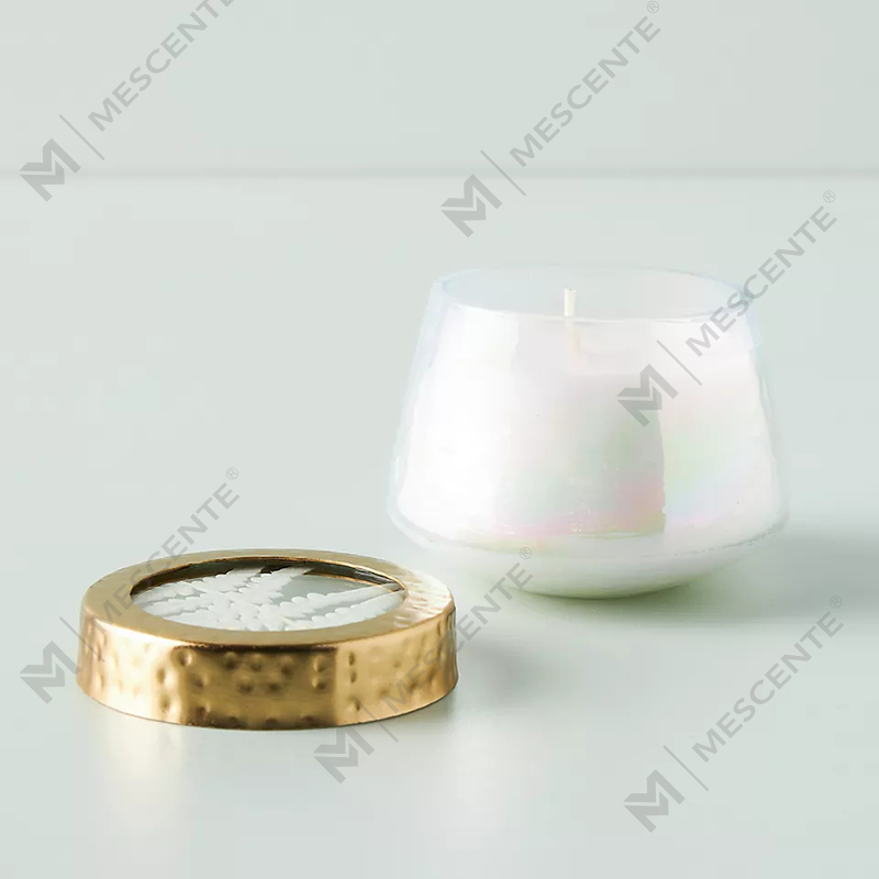 Wholesale customized Private Label Home Decoration Clear Glass Fors Scented Candles