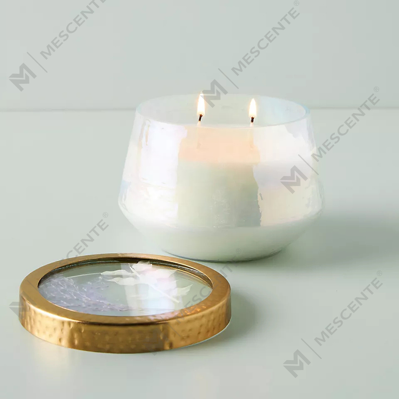 Wholesale customized Private Label Home Decoration Clear Glass Fors Scented Candles