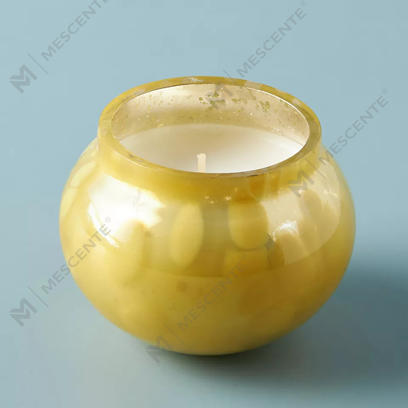 M&odor Private Label Custom Home Decoration Luxuria Glass Candle Jars Soy Cera odorata Candles Cum Lid