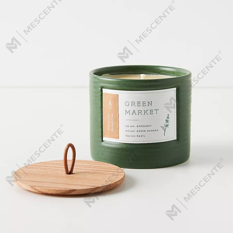 M & Odore Secretum Label Orbis Ceramic Jars odorata SOY Cera pullus Candles