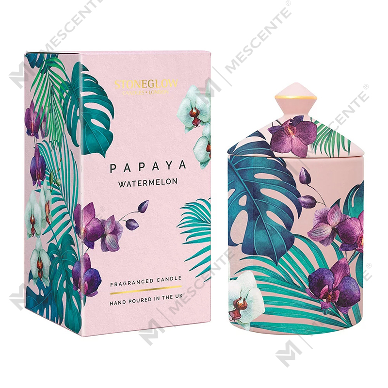 M&Solent Special Design Color Urban Botanics Tumbler Candle with Folding Box