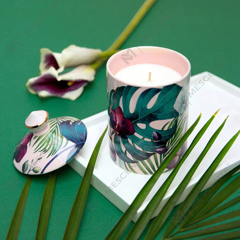 M&Solent Special Design Color Urban Botanics Tumbler Candle with Folding Box