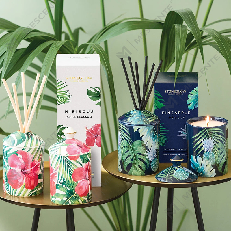 M&Solent Special Design Color Urban Botanics Tumbler Candle with Folding Box
