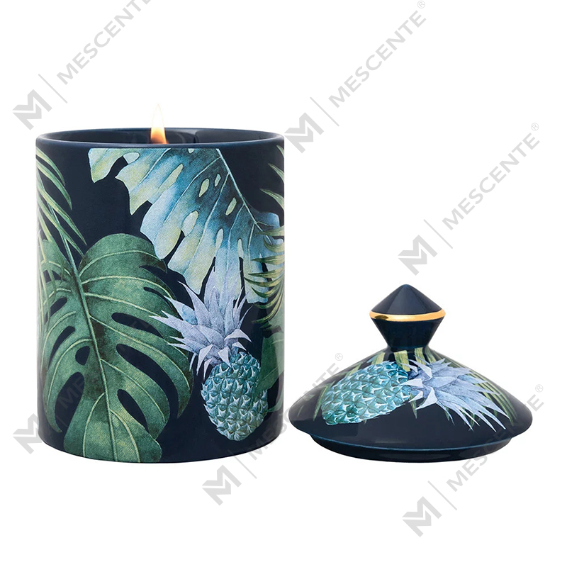 M&Solent Special Design Color Urban Botanics Tumbler Candle with Folding Box