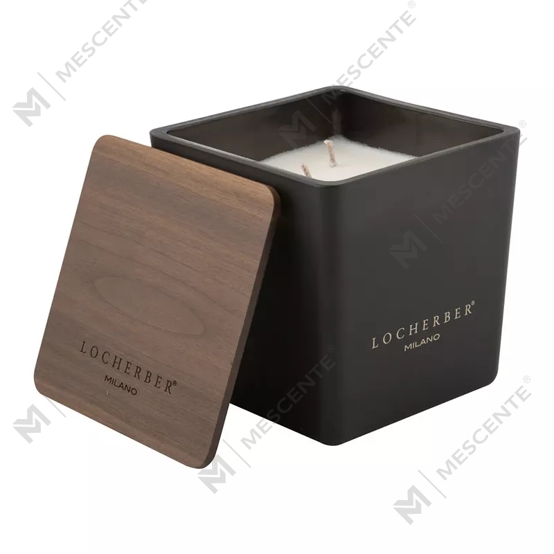M&odor 2025 Large Eco Friendly Glass odorated Candle with Briccole Wood Lid