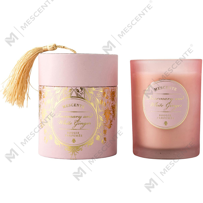 M&Solent Luxuria Nativitatis Alba Privatum Logo Candelae odoratae