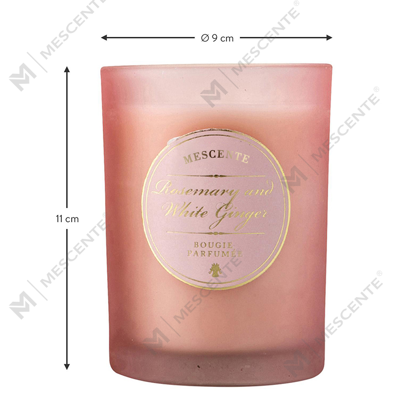 M&Solent Luxuria Nativitatis Alba Privatum Logo Candelae odoratae