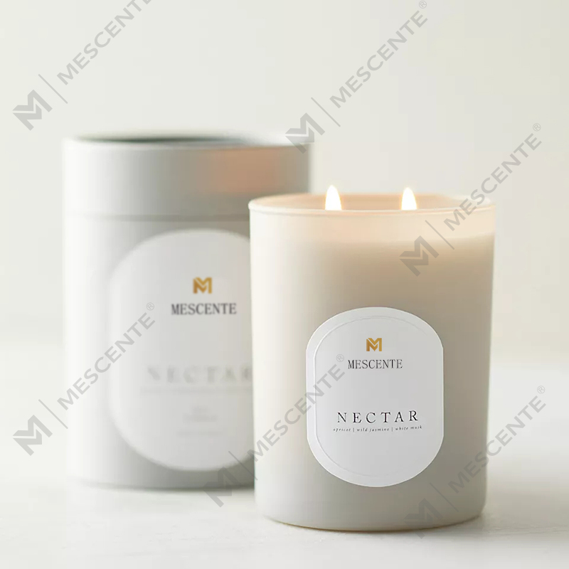M& Scent Custom Logo Meditation Non-Toxicus Lapides Herbae Manus Fundi Naturalis Solent Soy Cerae Crystal Candles