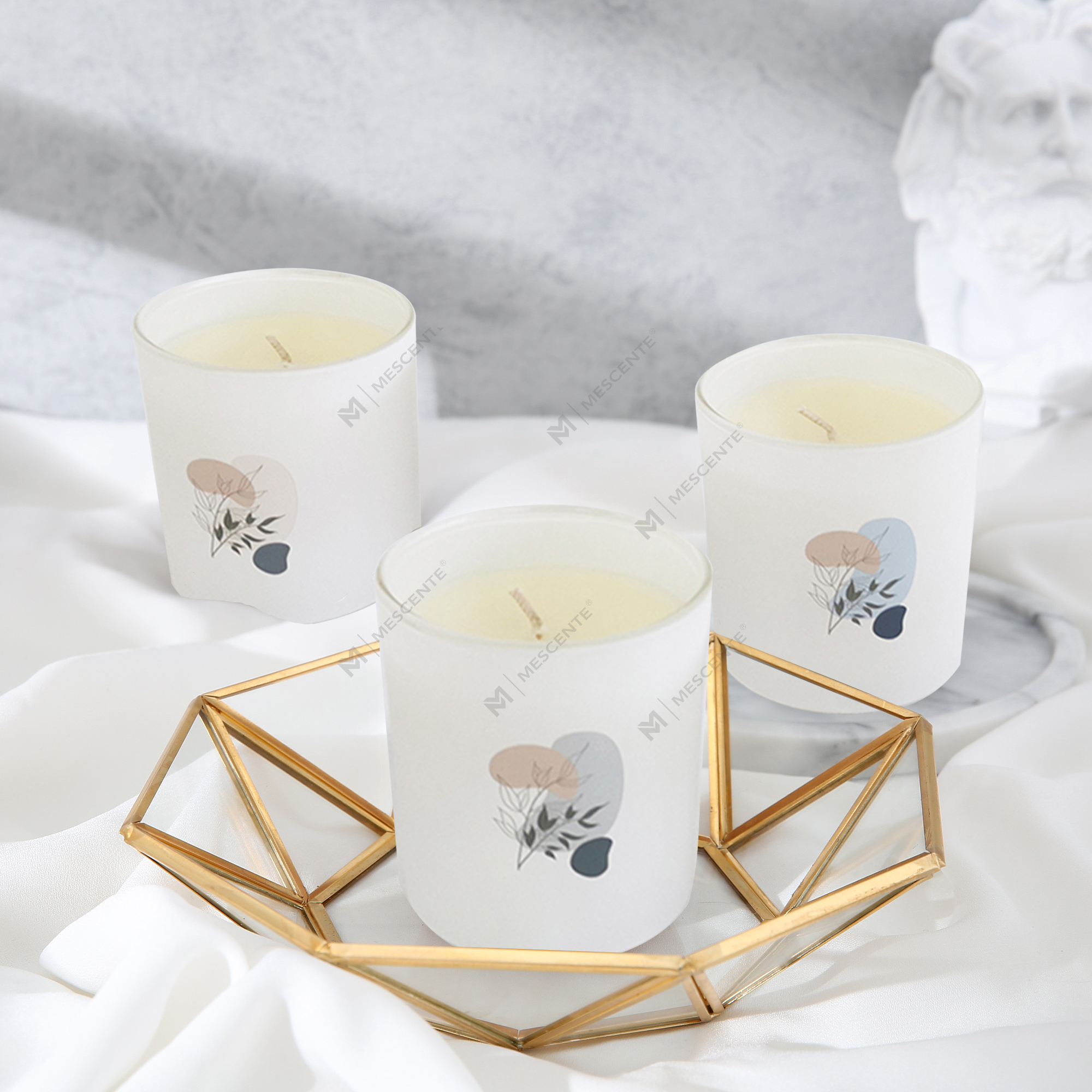 M & Solent Multiple High Quality 100% Natural Aroma Solent SOY Candles in Glass Jar With Lid
