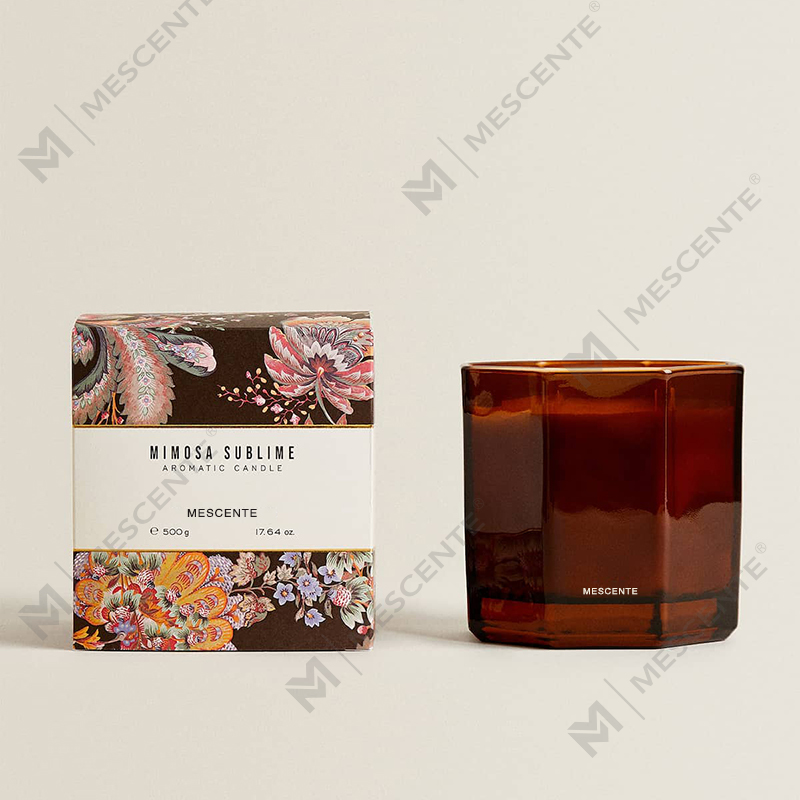 Hot Sale customized Luxuria Privata Label Spiritualis SOY Cera Candelis odorata Cum Gift Box