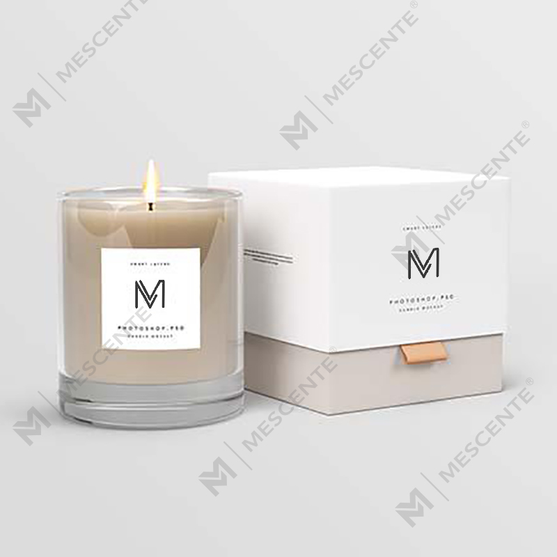 M&Solent officinam Lupum directe deliciae privatae label soy cereis candelis odoratis cum cistae in mole