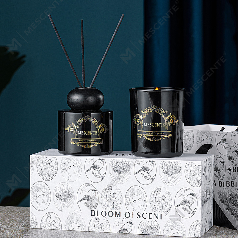 M&odore deliciae privatae labellum cerei odoris calamum odoratum diffundens cum arca packaging