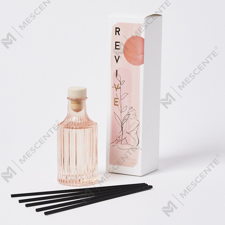 M&Solent Custom 100ml 200ml Vitrum Bottle Tatakan Untuk Flower Reed Difusores