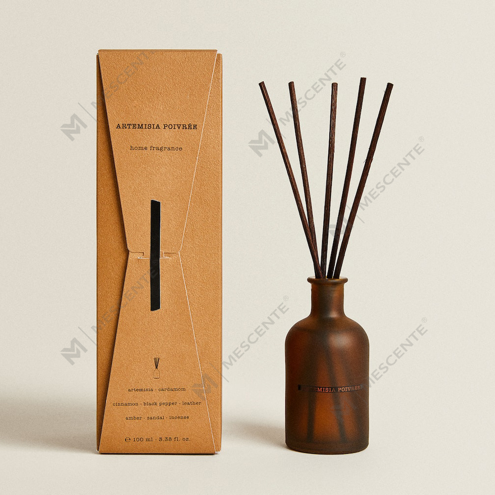 Luxuria Large Black Frosted Bottle 50ml 300ml Flos Floralis Aroma Essential Oil Reed Diffuser Oil Set Bulk