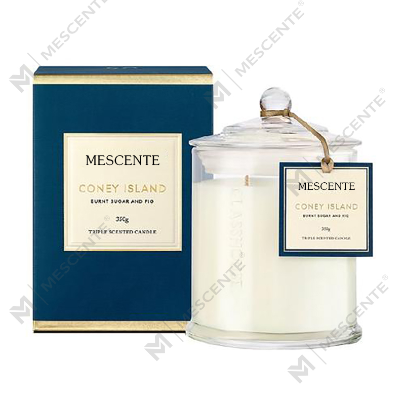 M&Solent Wholesale Luxuria Custom Private Label Christmas Domed Jar odorated Soy Candles With Lid