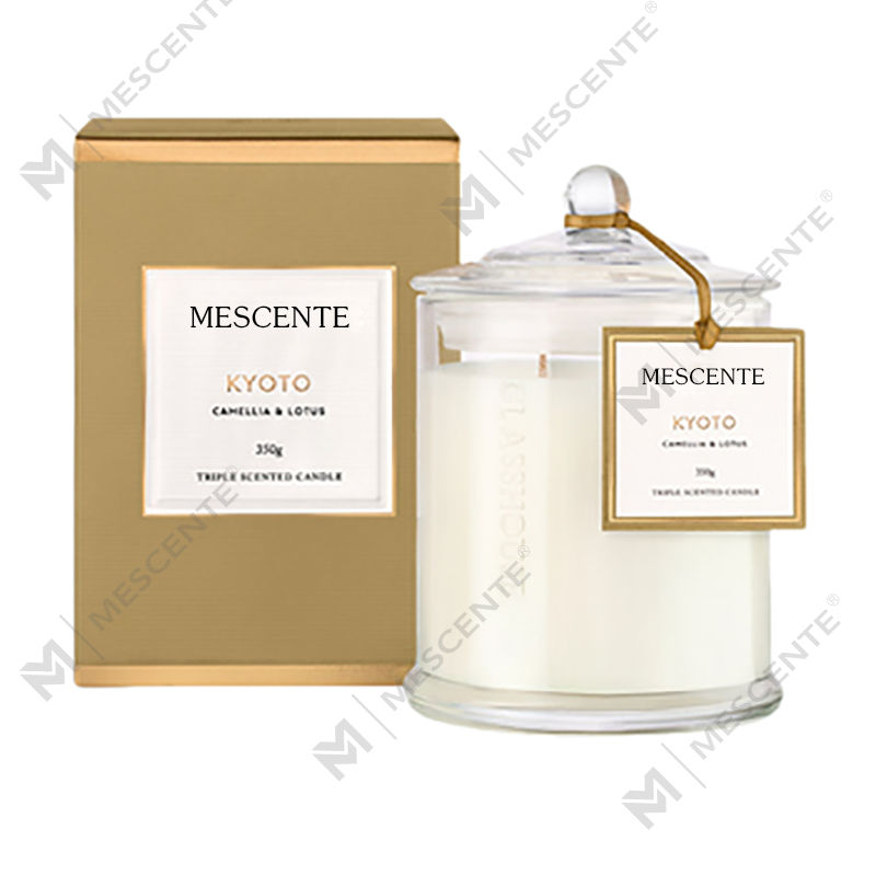M&Solent Wholesale Luxuria Custom Private Label Christmas Domed Jar odorated Soy Candles With Lid