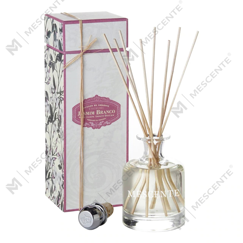 Leather Magnolia Scent Flower Sticks Reed Difusores